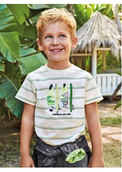 Mayoral T-Shirt 3017 Zielony Regular Fit ze sklepu MODIVO w kategorii T-shirty chłopięce - zdjęcie 168554886