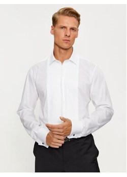 KARL LAGERFELD Koszula 605127 534699 Biały Modern Fit ze sklepu MODIVO w kategorii Koszule męskie - zdjęcie 168555008