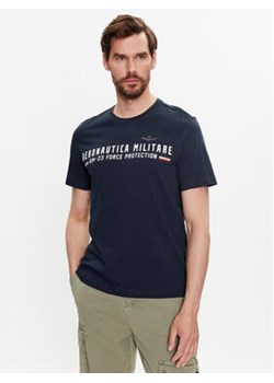 Aeronautica Militare T-Shirt 231TS1942J538 Granatowy Regular Fit ze sklepu MODIVO w kategorii T-shirty męskie - zdjęcie 168555287