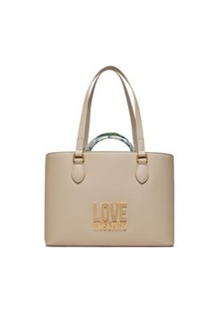 LOVE MOSCHINO Torebka JC4210PP1ILQ111A Écru ze sklepu MODIVO w kategorii Torby Shopper bag - zdjęcie 168555408