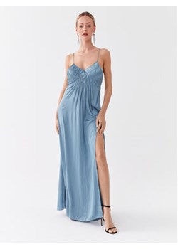 Zadig&Voltaire Sukienka wieczorowa Rayonne WWDR01076 Niebieski Regular Fit ze sklepu MODIVO w kategorii Sukienki - zdjęcie 168555606