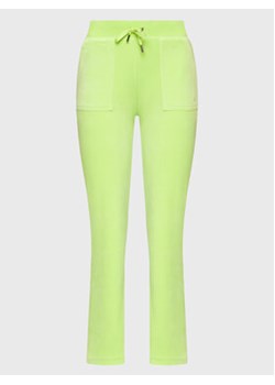 Juicy Couture Spodnie dresowe Del Ray JCAP180 Zielony Regular Fit ze sklepu MODIVO w kategorii Spodnie damskie - zdjęcie 168555937