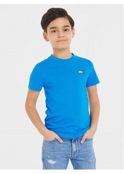 Tommy Hilfiger T-Shirt New York Flag KB0KB08626 S Niebieski Regular Fit ze sklepu MODIVO w kategorii T-shirty chłopięce - zdjęcie 168556016