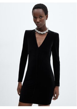 Mango Sukienka koktajlowa Xvikypic 57019111 Czarny Slim Fit ze sklepu MODIVO w kategorii Sukienki - zdjęcie 168556125