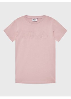 Fila T-Shirt Buek FAT0201 Różowy Regular Fit ze sklepu MODIVO w kategorii Bluzki dziewczęce - zdjęcie 168556416