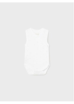 Mayoral Body dziecięce 1747 Biały Regular Fit ze sklepu MODIVO w kategorii Body niemowlęce - zdjęcie 168556556
