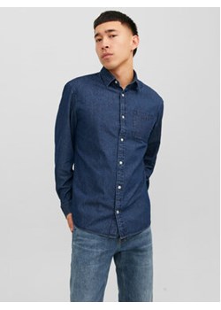 Jack&Jones Koszula jeansowa 12235984 Granatowy Slim Fit ze sklepu MODIVO w kategorii Koszule męskie - zdjęcie 168556725