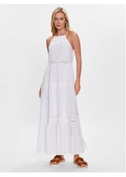 Pepe Jeans Sukienka codzienna Pipra PL953276 Biały Regular Fit ze sklepu MODIVO w kategorii Sukienki - zdjęcie 168557105