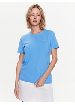 Tommy Hilfiger T-Shirt 1985 WW0WW37877 Niebieski Regular Fit ze sklepu MODIVO w kategorii Bluzki damskie - zdjęcie 168557145