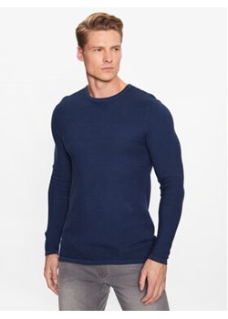 Blend Sweter 20715139 Granatowy Slim Fit ze sklepu MODIVO w kategorii Swetry męskie - zdjęcie 168557217