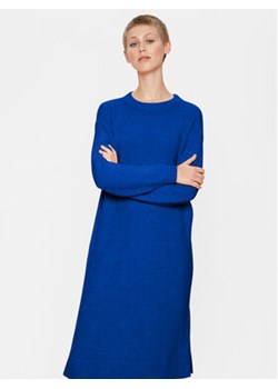 Saint Tropez Sukienka dzianinowa 30512450 Niebieski Loose Fit ze sklepu MODIVO w kategorii Sukienki - zdjęcie 168557545