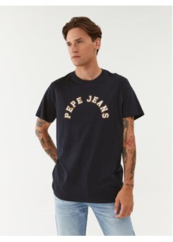 Pepe Jeans T-Shirt Westend Tee PM509124 Granatowy Regular Fit ze sklepu MODIVO w kategorii T-shirty męskie - zdjęcie 168557675