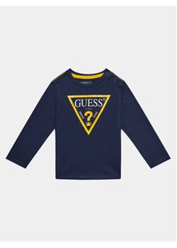 Guess Bluzka N84I24 K8HM0 Granatowy Regular Fit ze sklepu MODIVO w kategorii T-shirty chłopięce - zdjęcie 168557787