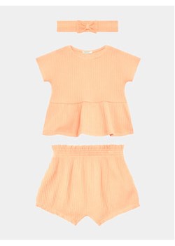 United Colors Of Benetton Komplet t-shirt i spodenki 34F2AK004 Pomarańczowy Regular Fit ze sklepu MODIVO w kategorii Komplety niemowlęce - zdjęcie 168558018