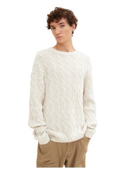Tom Tailor Denim Sweter 1033879 Beżowy Regular Fit ze sklepu MODIVO w kategorii Swetry męskie - zdjęcie 168558037