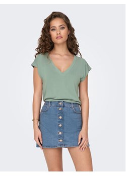 ONLY T-Shirt Free 15287041 Zielony Regular Fit ze sklepu MODIVO w kategorii Bluzki damskie - zdjęcie 168558096