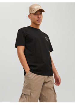 Jack&Jones T-Shirt Waters 12235245 Czarny Relaxed Fit ze sklepu MODIVO w kategorii T-shirty męskie - zdjęcie 168558159