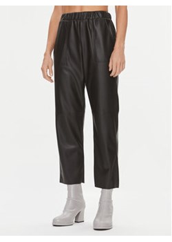 MAX&Co. Spodnie z imitacji skóry Creatico 77840723 Czarny Relaxed Fit ze sklepu MODIVO w kategorii Spodnie damskie - zdjęcie 168558557