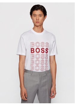 Boss T-Shirt Tiburt 204 50442115 Biały Regular Fit ze sklepu MODIVO w kategorii T-shirty męskie - zdjęcie 168558565