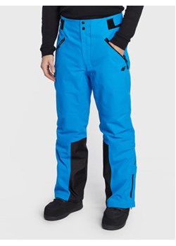 4F Spodnie narciarskie H4Z22-SPMN006 Niebieski Regular Fit ze sklepu MODIVO w kategorii Spodnie męskie - zdjęcie 168558625