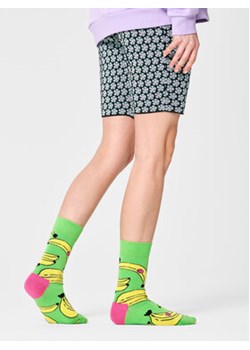 Happy Socks Skarpety wysokie unisex BAN01-7000 Zielony ze sklepu MODIVO w kategorii Skarpetki damskie - zdjęcie 168558679