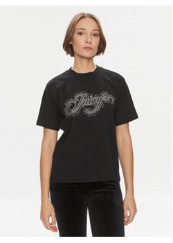 Juicy Couture T-Shirt Scatter Diamante JCWCT24334 Czarny Relaxed Fit ze sklepu MODIVO w kategorii Bluzki damskie - zdjęcie 168559035
