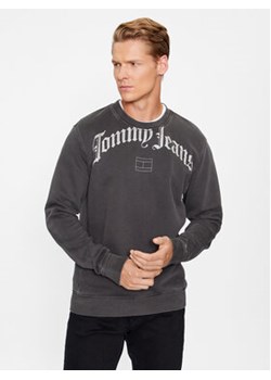 Tommy Jeans Bluza Grunge Arch DM0DM17792 Czarny Relaxed Fit ze sklepu MODIVO w kategorii Bluzy męskie - zdjęcie 168559107