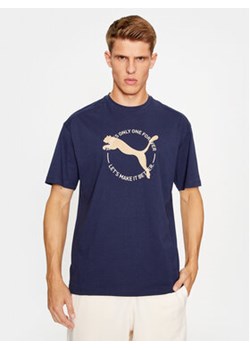 Puma T-Shirt Better Sportswear 676062 Granatowy Regular Fit ze sklepu MODIVO w kategorii T-shirty męskie - zdjęcie 168559408