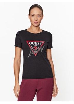 Guess T-Shirt W3BI42 I3Z14 Czarny Regular Fit ze sklepu MODIVO w kategorii Bluzki damskie - zdjęcie 168559466