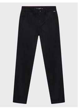Vans Spodnie materiałowe Authentic VN0A5FLP Czarny Regular Fit ze sklepu MODIVO w kategorii Spodnie dziewczęce - zdjęcie 168559769