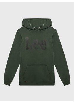 Lee Bluza LEE0008 Zielony Regular Fit ze sklepu MODIVO w kategorii Bluzy chłopięce - zdjęcie 168559825