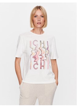 ICHI T-Shirt 20118311 Biały Regular Fit ze sklepu MODIVO w kategorii Bluzki damskie - zdjęcie 168560956