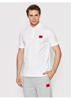 Hugo Polo Dereso222 50466202 Biały Slim Fit ze sklepu MODIVO w kategorii T-shirty męskie - zdjęcie 168561015