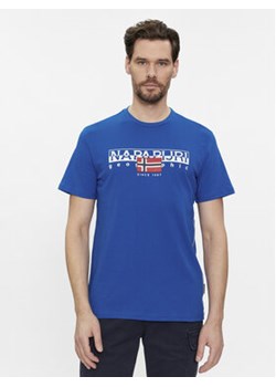 Napapijri T-Shirt S-Aylmer NP0A4HTO Niebieski Regular Fit ze sklepu MODIVO w kategorii T-shirty męskie - zdjęcie 168561035