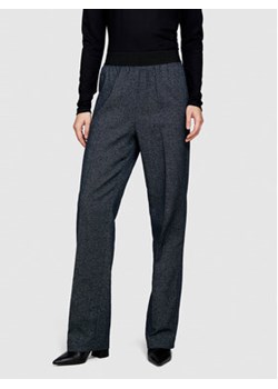 Sisley Spodnie materiałowe 4RDGLF03X Granatowy Regular Fit ze sklepu MODIVO w kategorii Spodnie damskie - zdjęcie 168561129