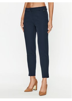 Maryley Spodnie materiałowe 23IB52Z/41MO Granatowy Regular Fit ze sklepu MODIVO w kategorii Spodnie damskie - zdjęcie 168561488