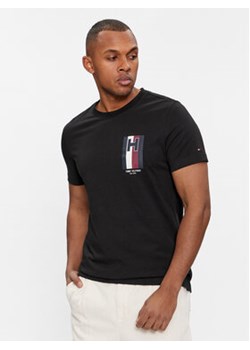 Tommy Hilfiger T-Shirt H Emblem Tee MW0MW33687 Czarny Slim Fit ze sklepu MODIVO w kategorii T-shirty męskie - zdjęcie 168562015
