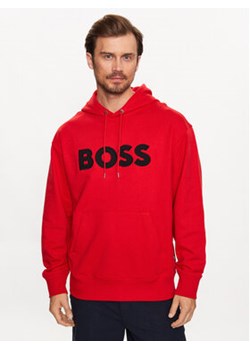 Boss Bluza 50486243 Czerwony Oversize ze sklepu MODIVO w kategorii Bluzy męskie - zdjęcie 168562329