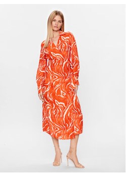 Selected Femme Sukienka 16089030 Pomarańczowy Regular Fit ze sklepu MODIVO w kategorii Sukienki - zdjęcie 168562827