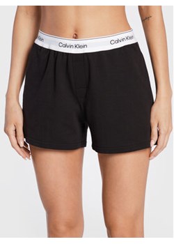 Calvin Klein Underwear Szorty piżamowe 000QS6871E Czarny Regular Fit ze sklepu MODIVO w kategorii Piżamy damskie - zdjęcie 168563737