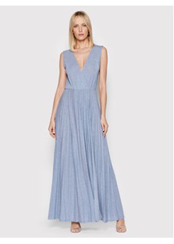 Kontatto Sukienka wieczorowa M1219 Niebieski Slim Fit ze sklepu MODIVO w kategorii Sukienki - zdjęcie 168563826