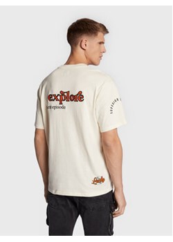 Redefined Rebel T-Shirt Marlow 211115 Beżowy Regular Fit ze sklepu MODIVO w kategorii T-shirty męskie - zdjęcie 168563839