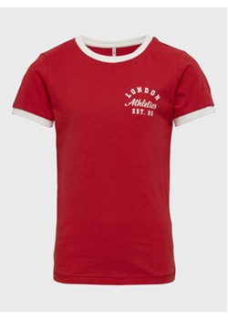 Kids ONLY T-Shirt Karen 15271471 Czerwony Slim Fit ze sklepu MODIVO w kategorii T-shirty chłopięce - zdjęcie 168564098