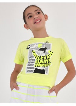 Mayoral T-Shirt 6057 Żółty ze sklepu MODIVO w kategorii Bluzki dziewczęce - zdjęcie 168564256