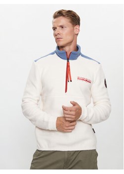 Napapijri Polar T-Anderby NP0A4HHR Écru Regular Fit ze sklepu MODIVO w kategorii Bluzy męskie - zdjęcie 168564298