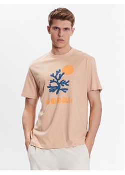 Outhorn T-Shirt TTSHM461 Beżowy Regular Fit ze sklepu MODIVO w kategorii T-shirty męskie - zdjęcie 168564337