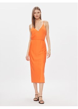 Calvin Klein Sukienka letnia K20K206776 Pomarańczowy Regular Fit ze sklepu MODIVO w kategorii Sukienki - zdjęcie 168565316