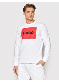 Hugo Bluza Duragol222 50467944 Biały Regular Fit ze sklepu MODIVO w kategorii Bluzy męskie - zdjęcie 168566075