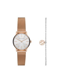 Armani Exchange Zestaw zegarek i bransoletka Lola AX7121 Złoty ze sklepu MODIVO w kategorii Bransoletki - zdjęcie 168566395