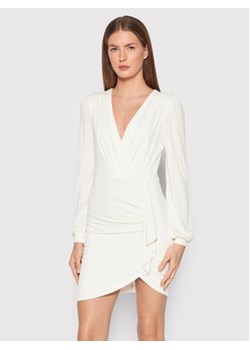 Rinascimento Sukienka koktajlowa CFC0107346003 Biały Slim Fit ze sklepu MODIVO w kategorii Sukienki - zdjęcie 168566656